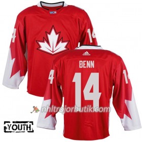 Kanada Tröja Jamie Benn 14 World Cup 2016 Barn Röd